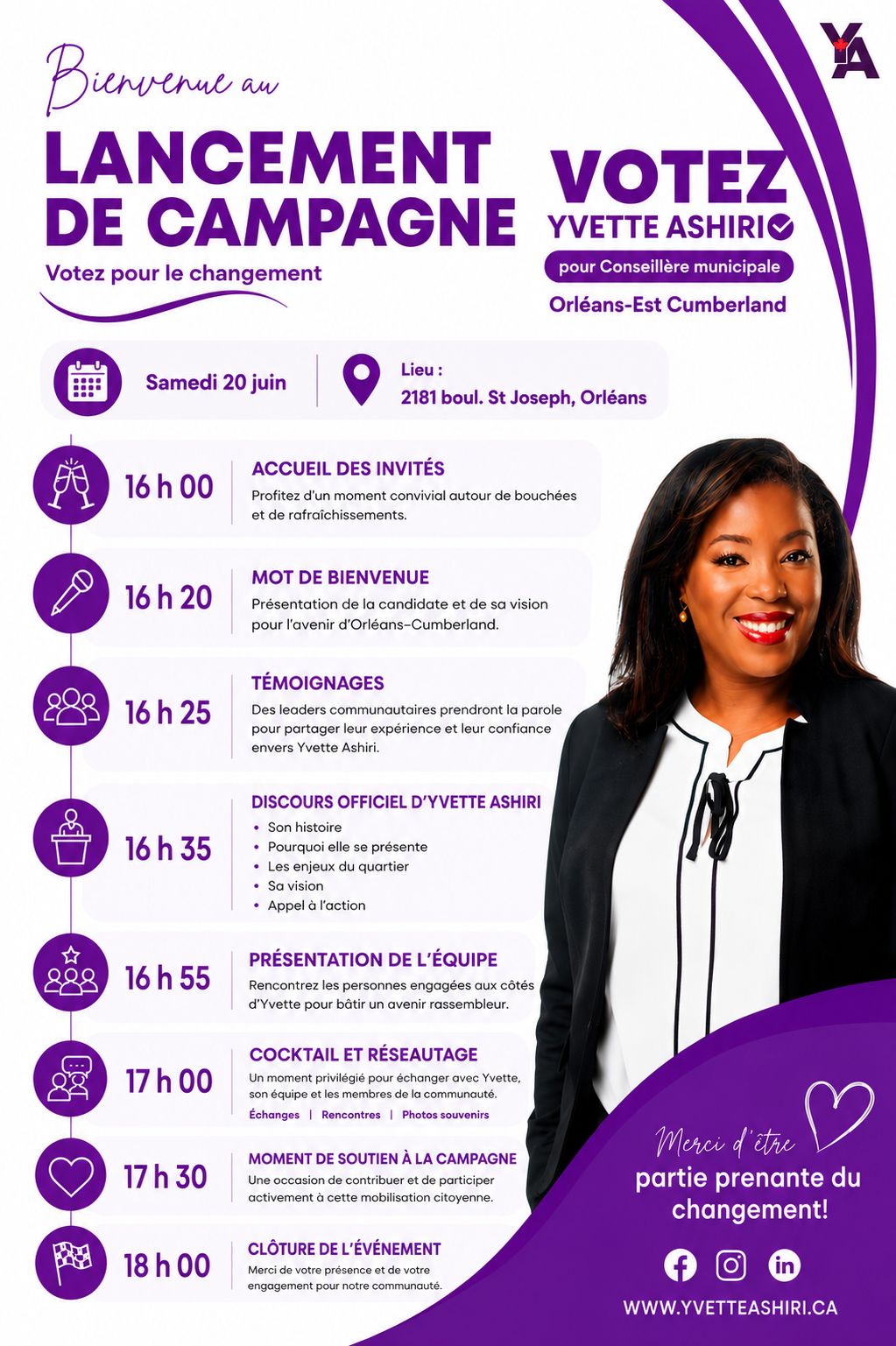 Campaign Launch Flyer FR